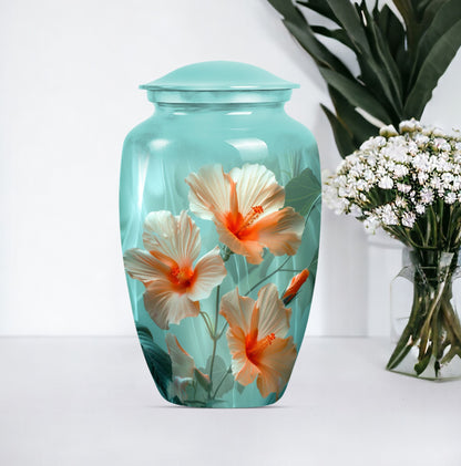  Purple Meadow theme flower urn,