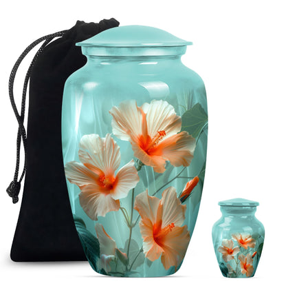 Purple Meadow theme flower urn,