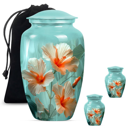 Purple Meadow theme flower urn,