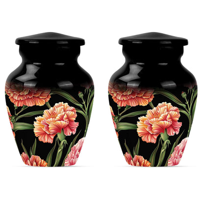 10-inch Classic flower urn in Purple Meadow design,