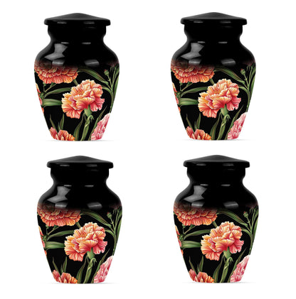 10-inch Classic flower urn in Purple Meadow design,