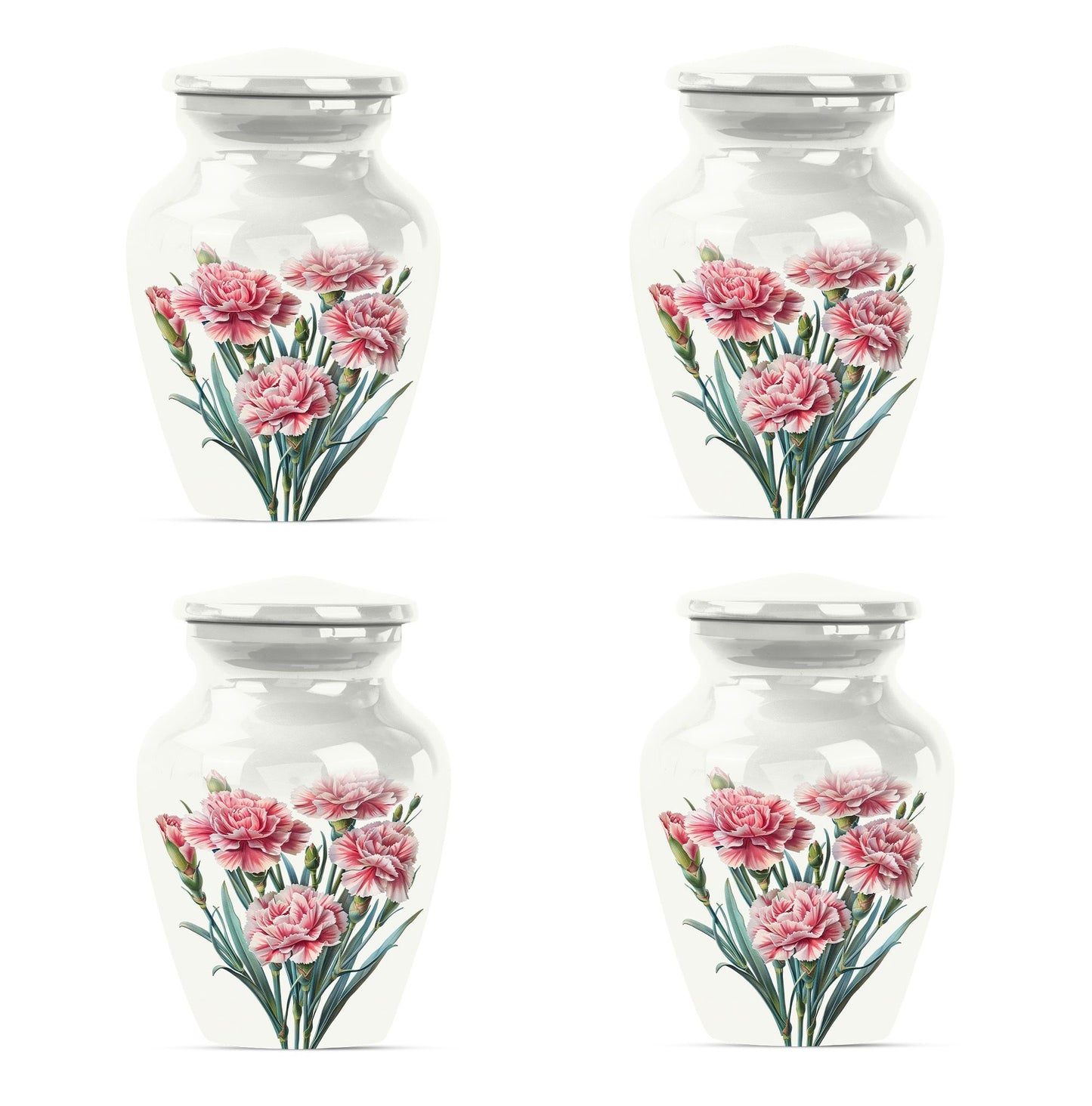  Purples Meadow flower Urn for adult male memorial
