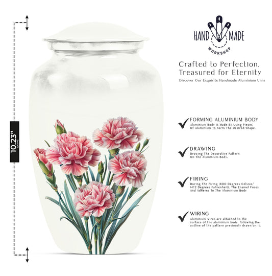  Purples Meadow flower Urn for adult male memorial