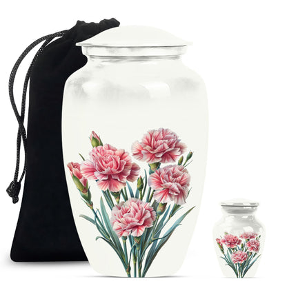 Purples Meadow flower Urn for adult male memorial