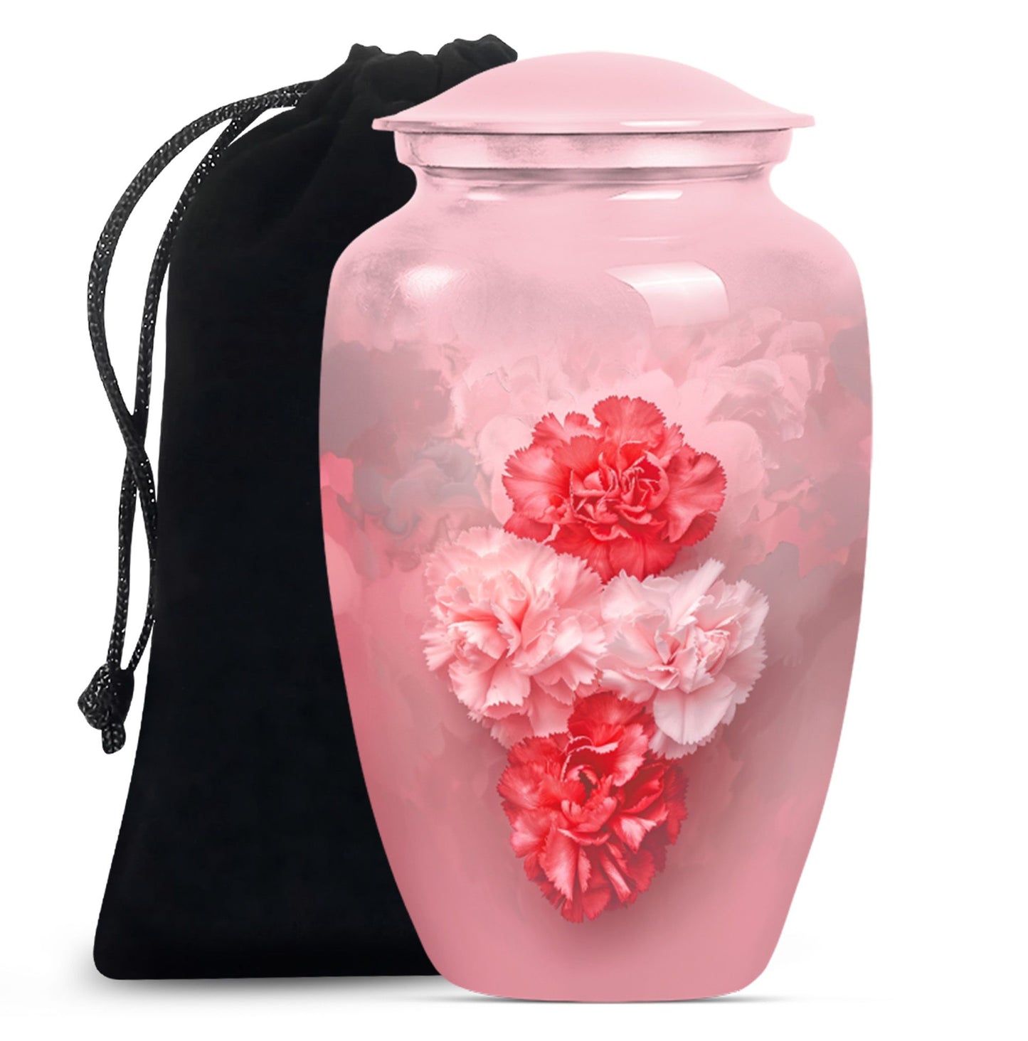 10-inch flower urn, cremation urn for dad