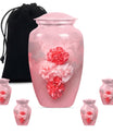 10-inch flower urn, cremation urn for dad