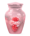 10-inch flower urn, cremation urn for dad