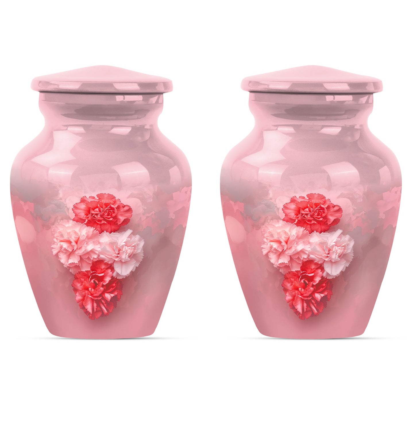 10-inch flower urn, cremation urn for dad