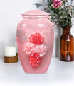 10-inch flower urn, cremation urn for dad