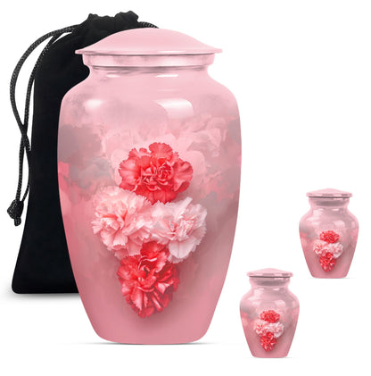 10-inch flower urn, cremation urn for dad