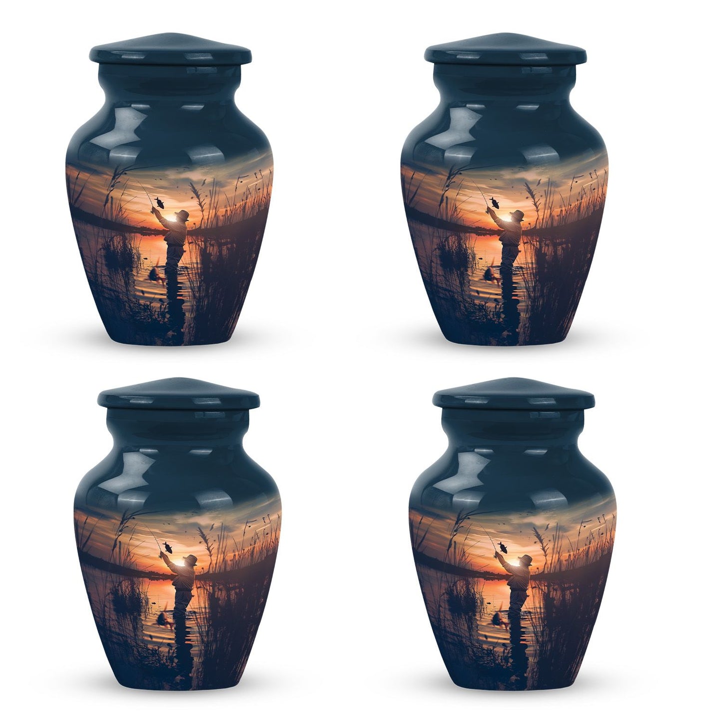Personalized Fish Cremation Urn for Pet Ashes - 10-inch, 200 cu in - Yatskia