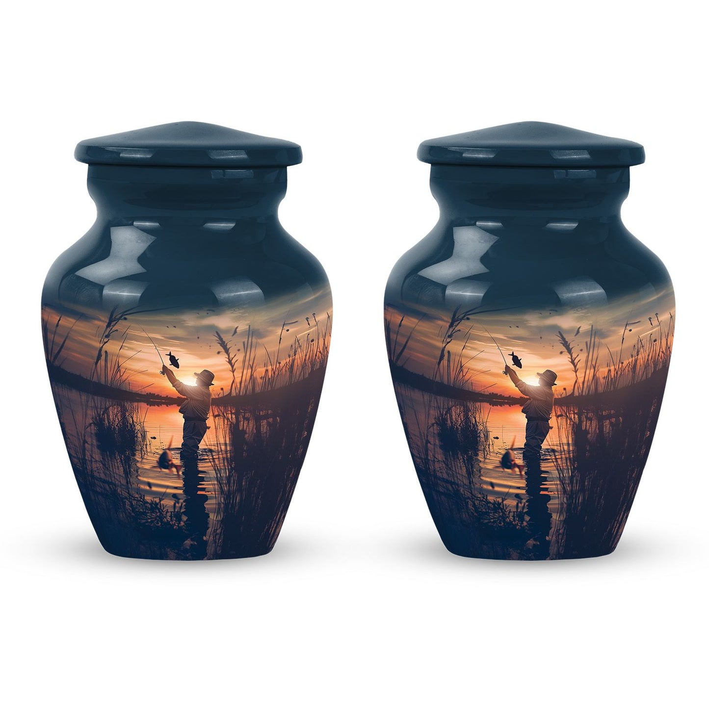 Personalized Fish Cremation Urn for Pet Ashes - 10-inch, 200 cu in - Yatskia