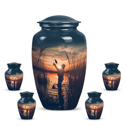 Personalized Fish Cremation Urn for Pet Ashes - 10-inch, 200 cu in - Yatskia
