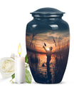 Fishing Memorial Urn For Dad – Cremation Urn for Fisherman’s Ashes