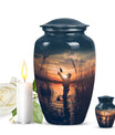 Father Fishing Funeral Urns - Urns For Human Ashes Dad