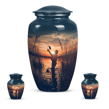 Large Urn With 2 Keepsake Urn