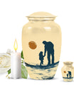 Father and Daughter Cremation Urns - Decorative Urn For Human Ashes