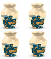 10-inch father son fishing urn, purple meadow theme, 