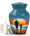 Memorial Father Daughter Urn For Burial Ashes - Cremation Urns Large