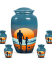 Memorial Father Daughter Urn For Burial Ashes - Cremation Urns Large