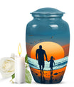 Memorial Father Daughter Urn For Burial Ashes - Cremation Urns Large
