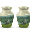 Father Son Fishing Memorial Urns - Beautiful Burial Urns For Ashes