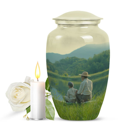 Personalized Fish Memorial Urn for Pet Ashes - 10-inch, 200 cu in - Yatskia
