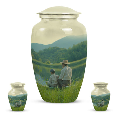 Personalized Fish Memorial Urn for Pet Ashes - 10-inch, 200 cu in - Yatskia