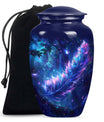 Feather Decorative Memorial Urns - Large Funeral Urn For Women