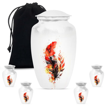 Large Urn with 4 Small Urn