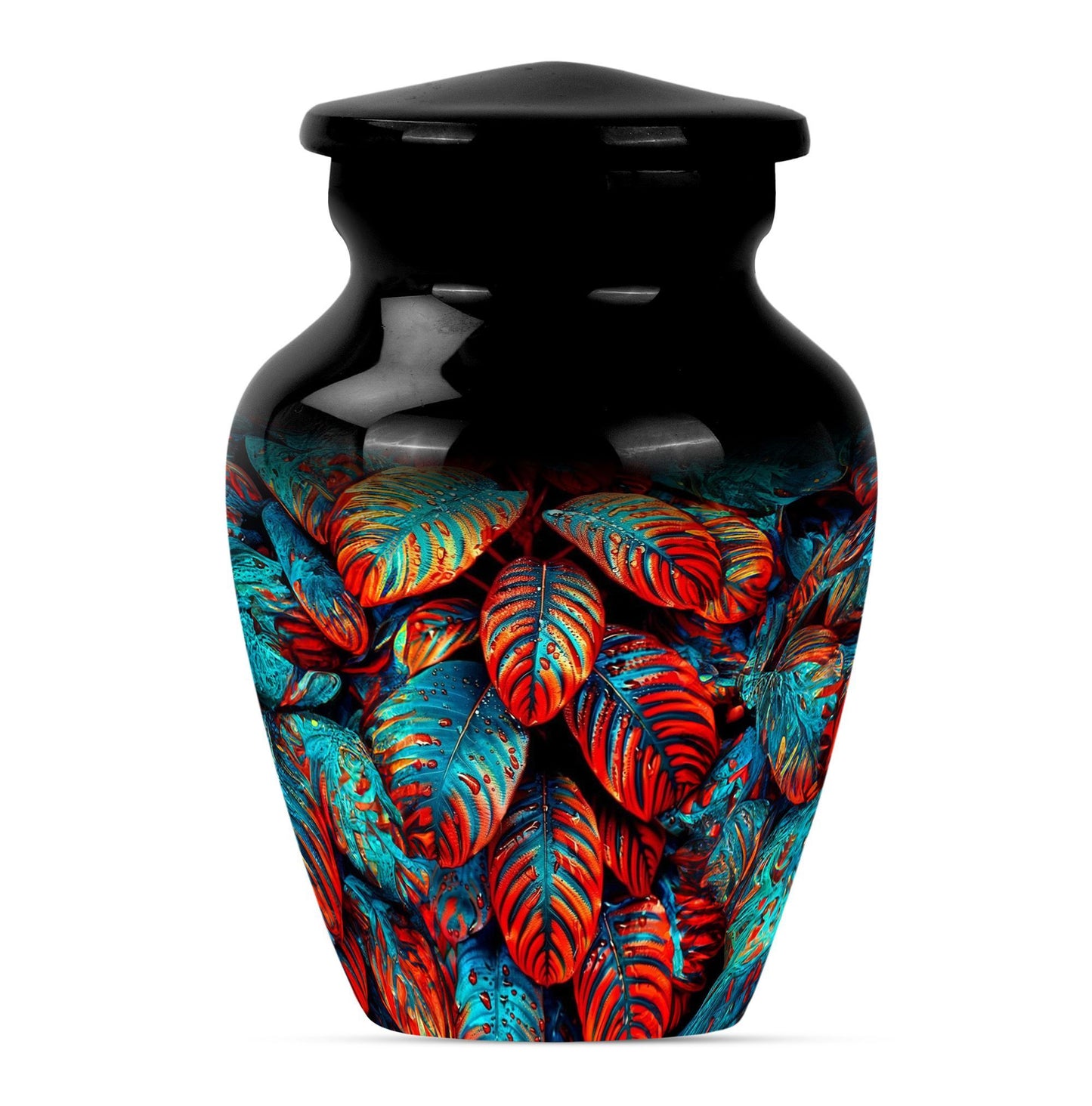 feather cremation urn.