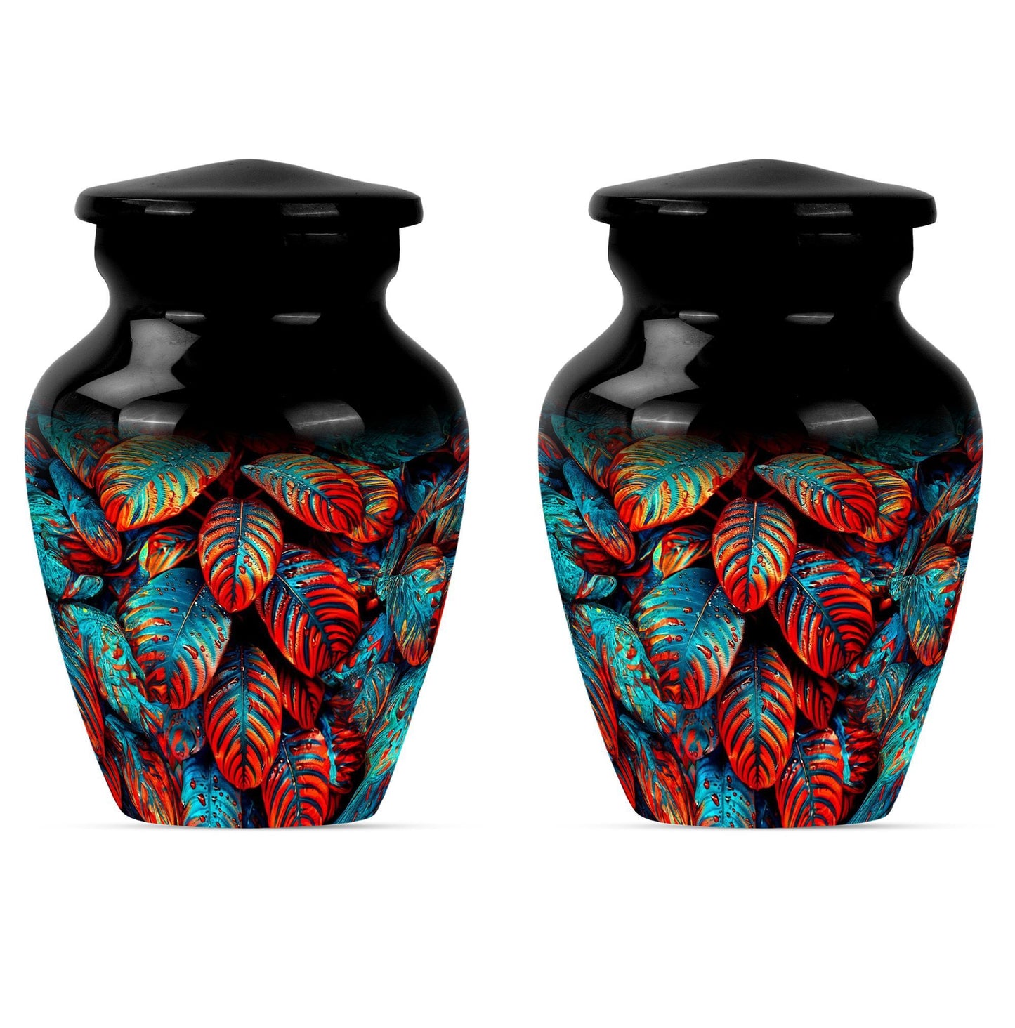 feather cremation urn.