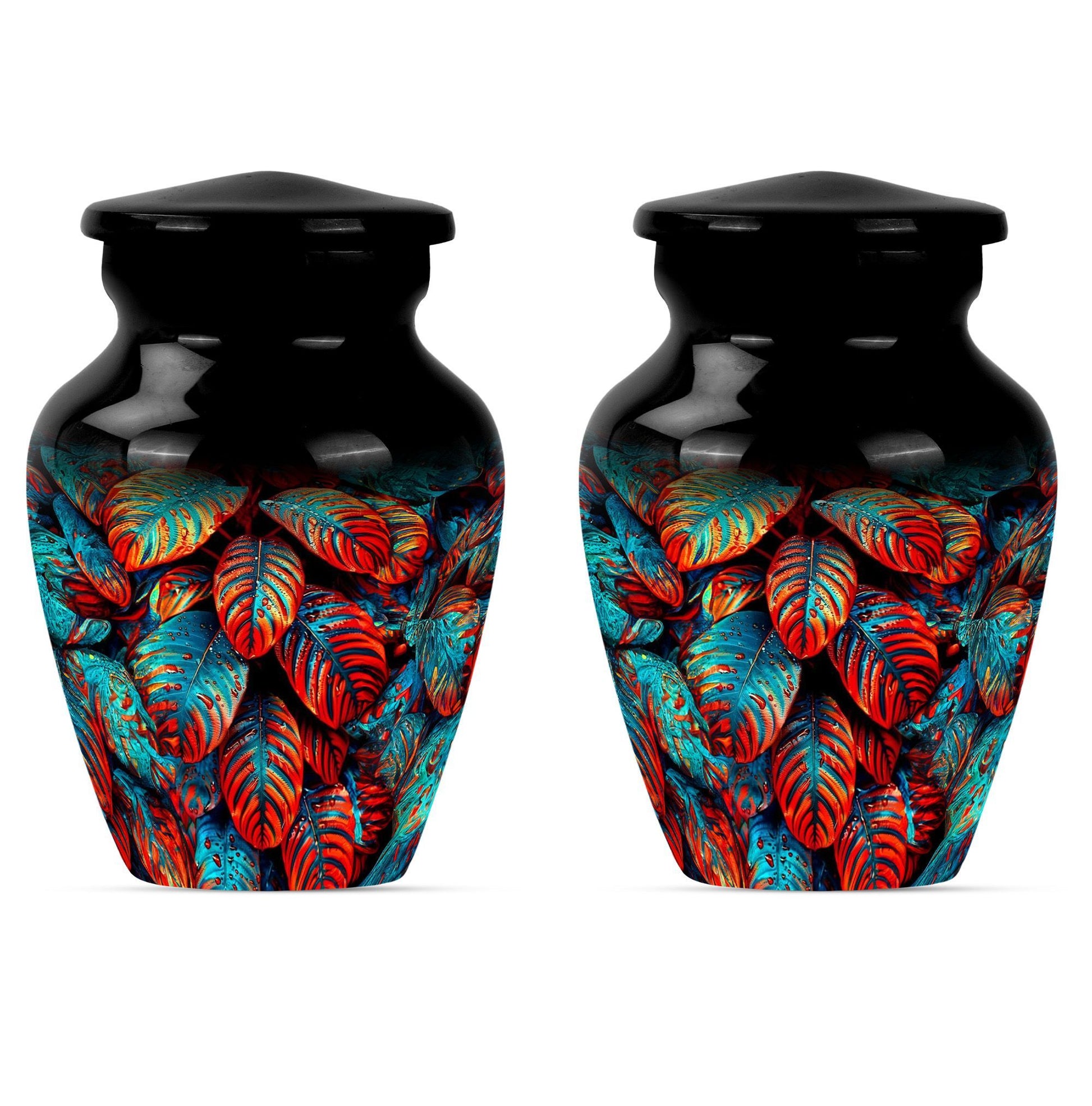 feather cremation urn.