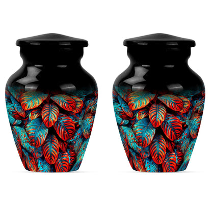 feather cremation urn.