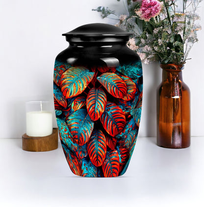feather cremation urn.