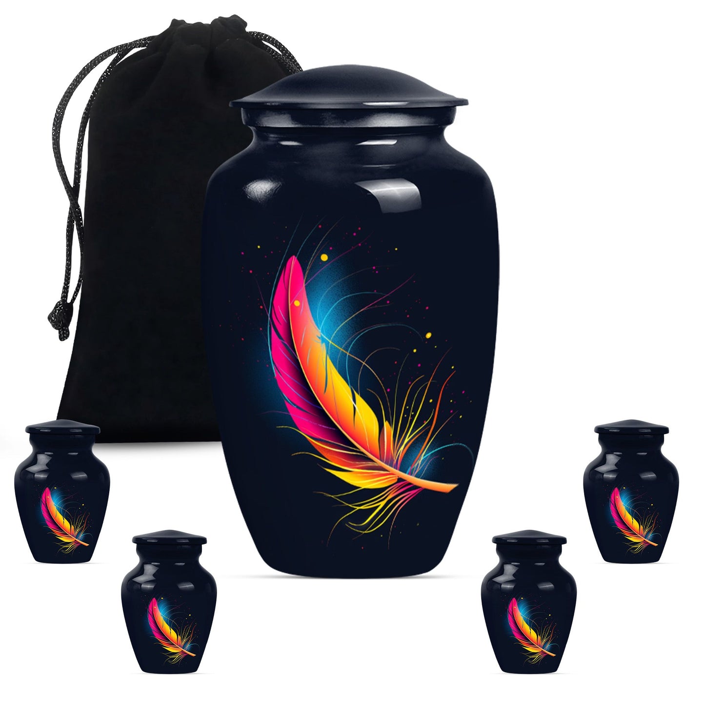 Classic, 10-inch feather urn 