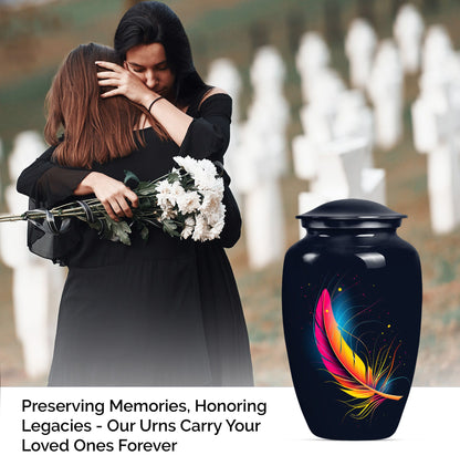 Classic, 10-inch feather urn 
