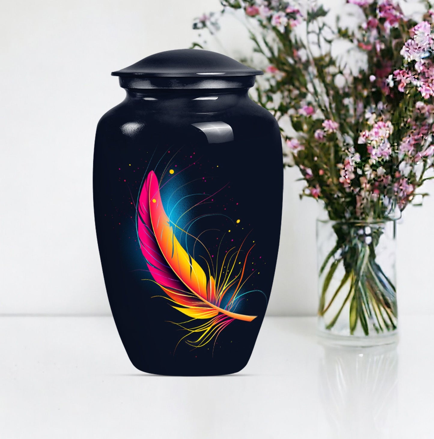 Classic, 10-inch feather urn 