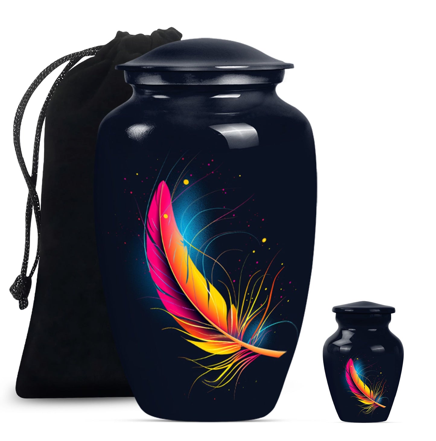 Classic, 10-inch feather urn 