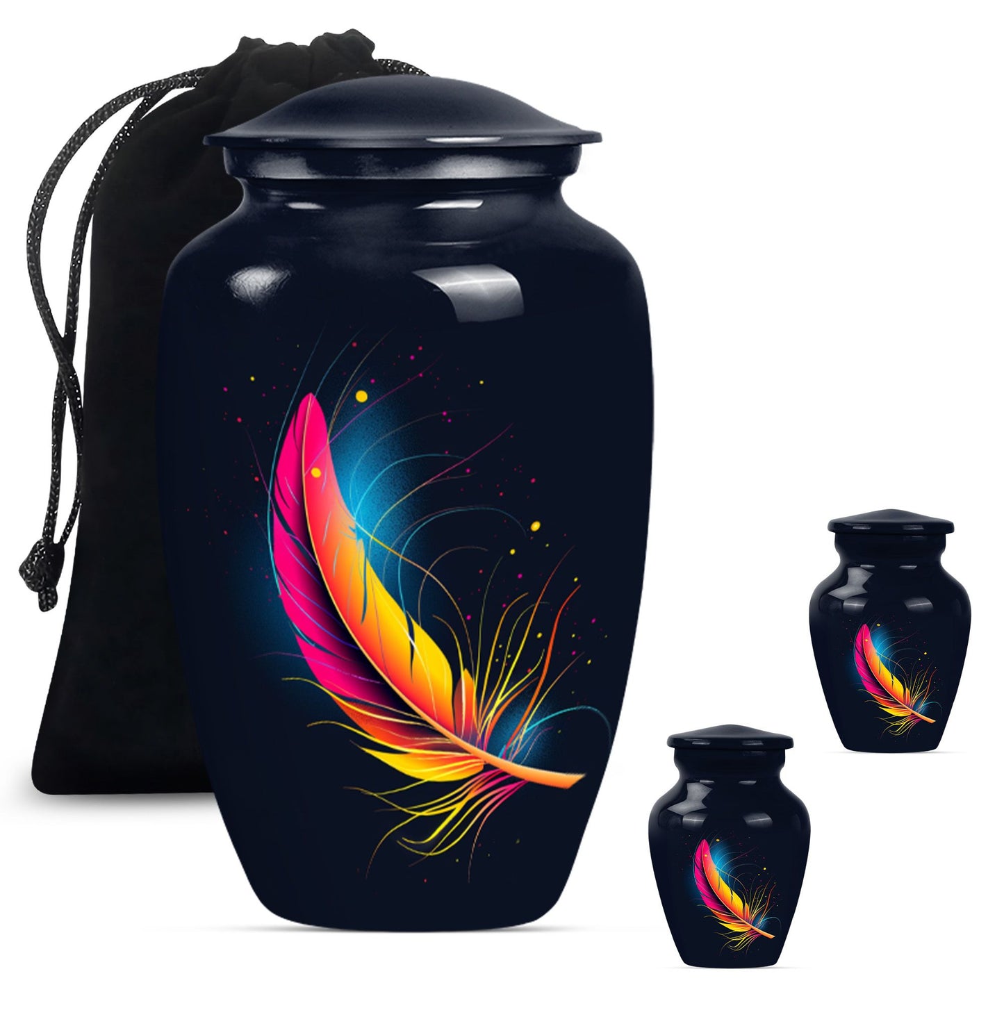 Classic, 10-inch feather urn 