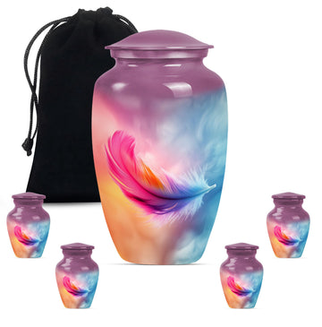 Large Urn with 4 Small Urn