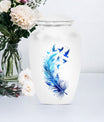 feather urn