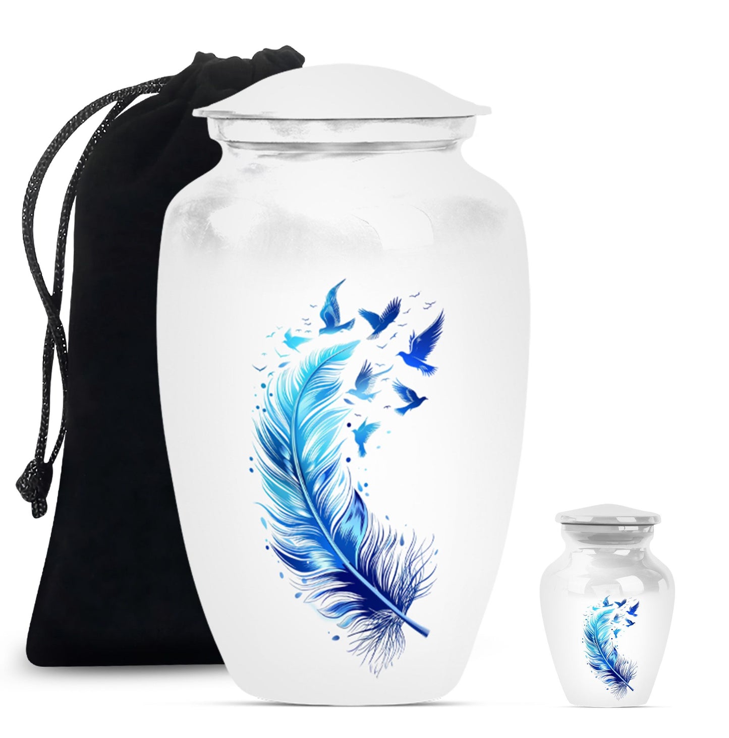 feather urn