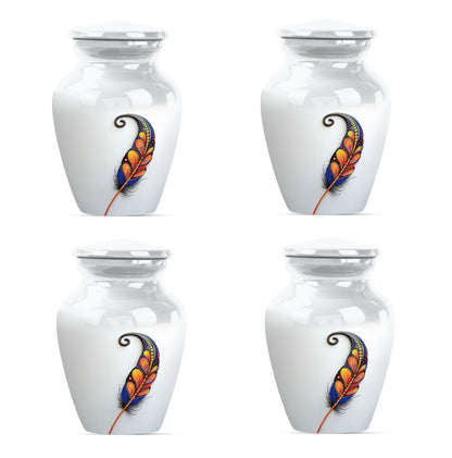 Purple Meadow feather urn