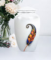 Purple Meadow feather urn