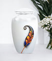 Purple Meadow feather urn