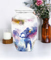 Urn in Purple Meadow theme, 