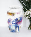 Urn in Purple Meadow theme, 