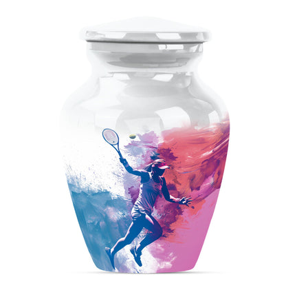 Personalized Tennis Cremation Urn for Human Ashes - 10-inch, 200 cu in - Yatskia