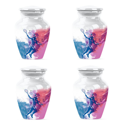 Personalized Tennis Cremation Urn for Human Ashes - 10-inch, 200 cu in - Yatskia